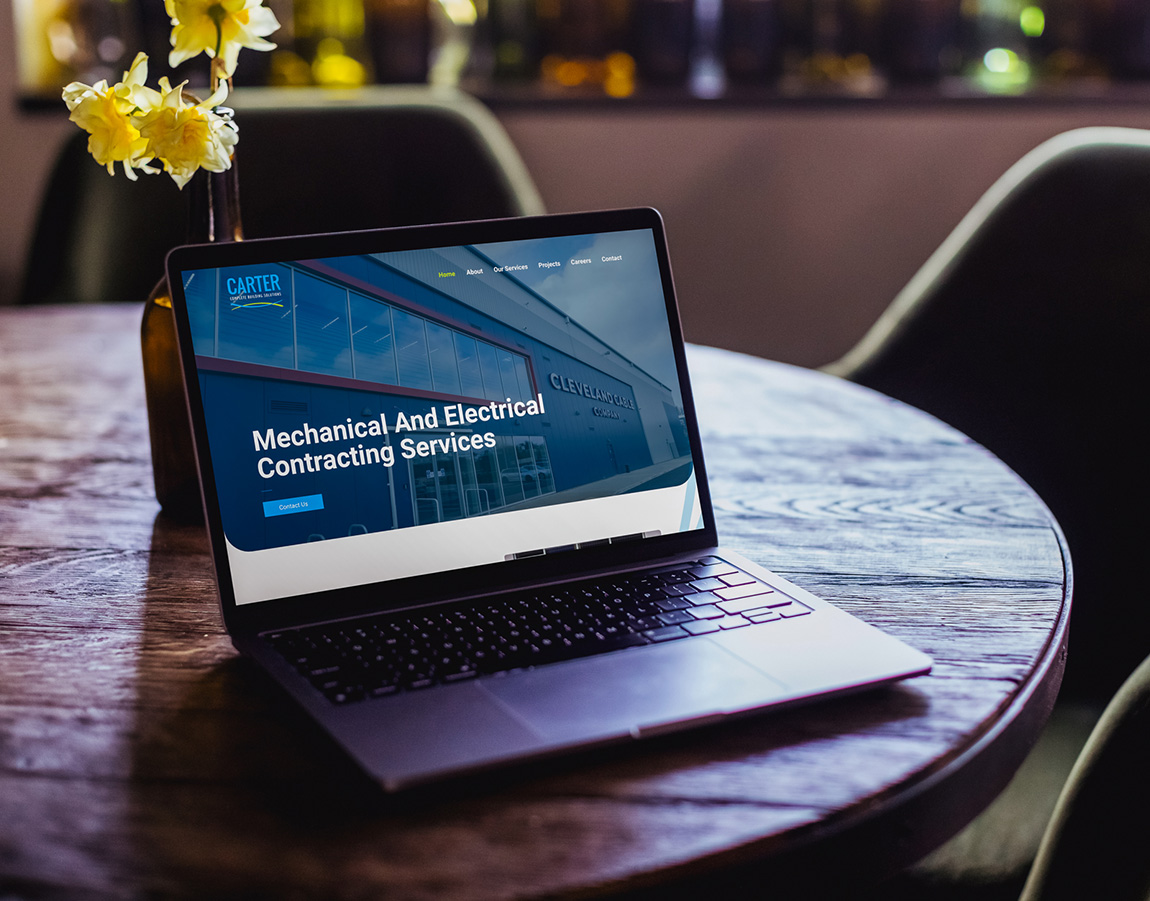 Carter Website Mockup big