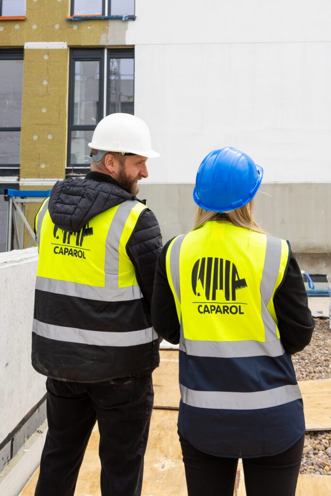 Caparol UK external wall insulation project in Coventry